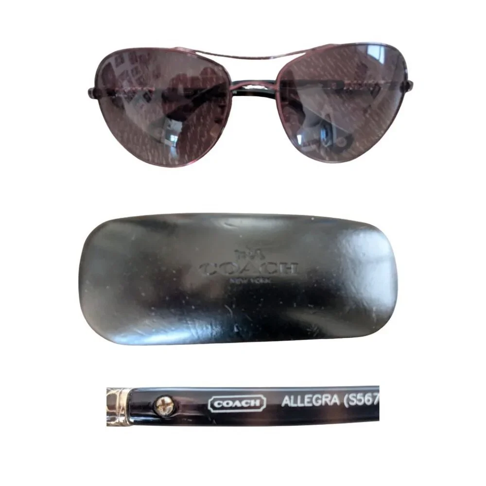 Coach Allegra Sunglasses with Case - Picture 4 of 4